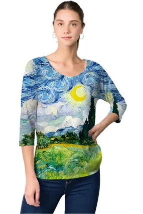 025- ET Lois Starry Night Inspired Knit Top