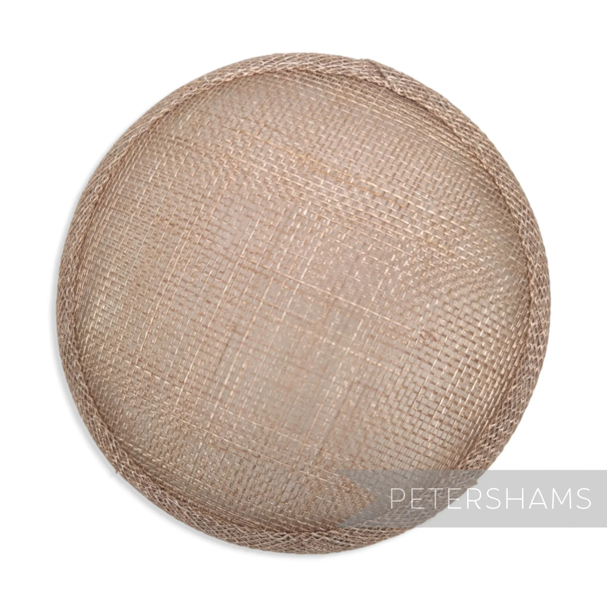 13.5cm Round Sinamay Hat Base