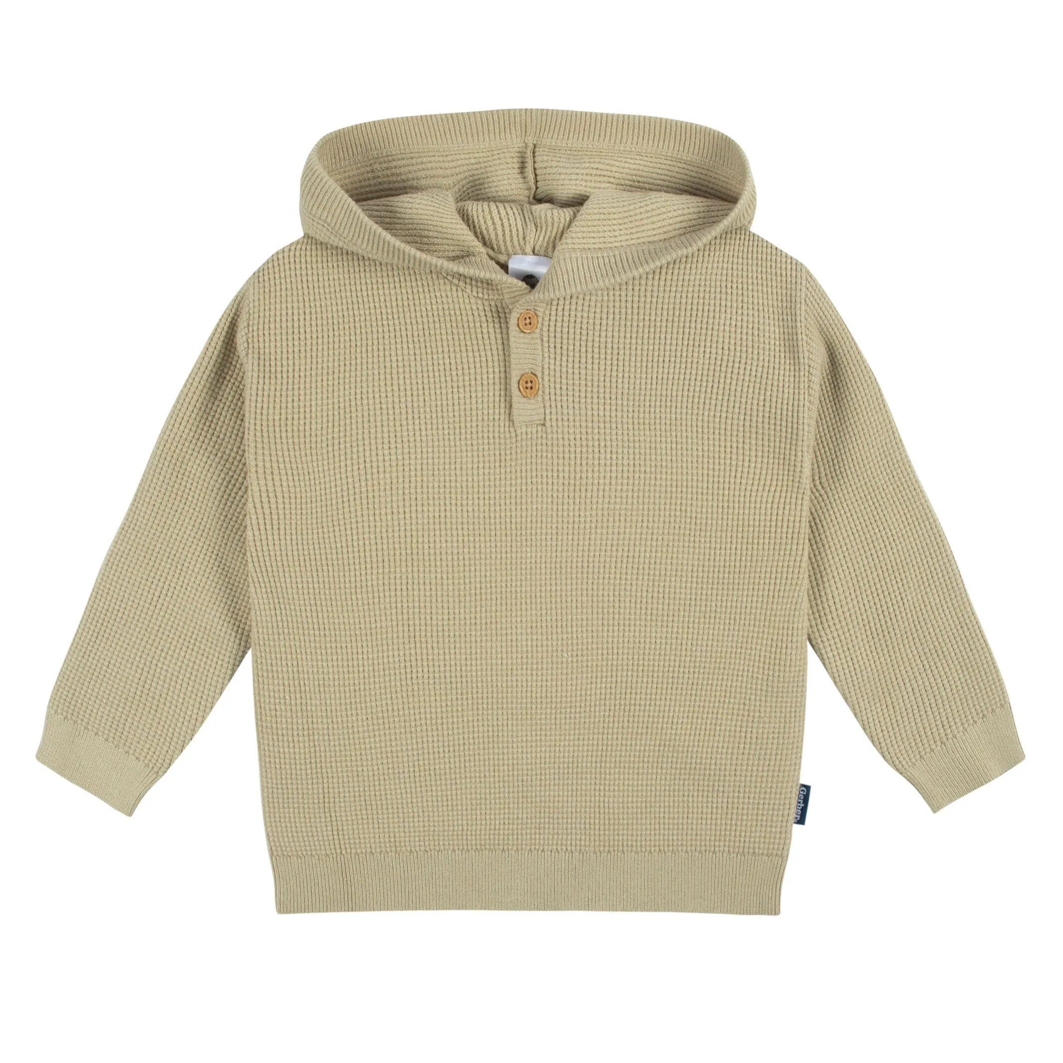 2-Piece Infant and Toddler Boys Tan Sweater Knit Set