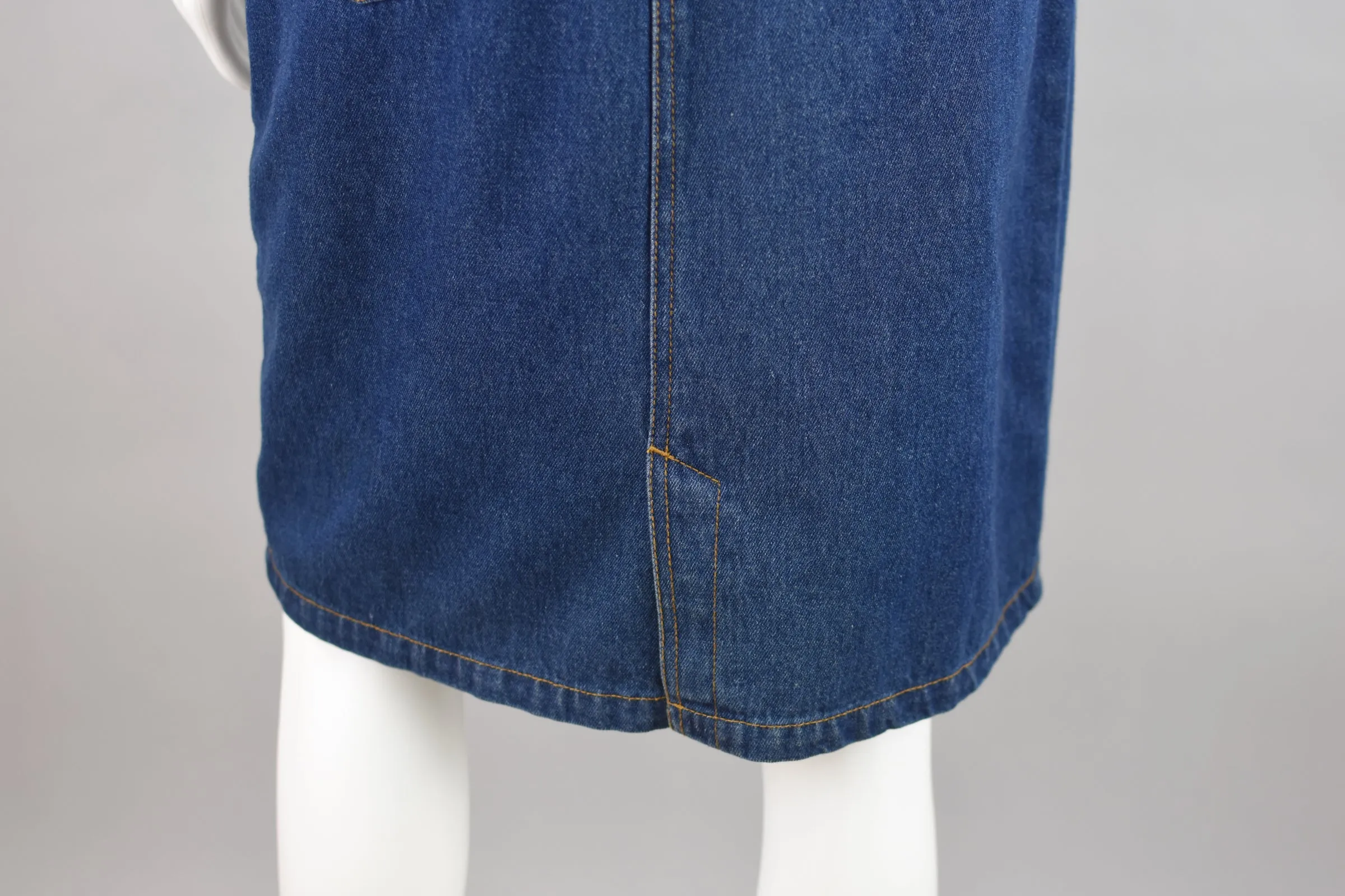 90s Denim Jean Skirt, Women's Size 8, 28" Waist