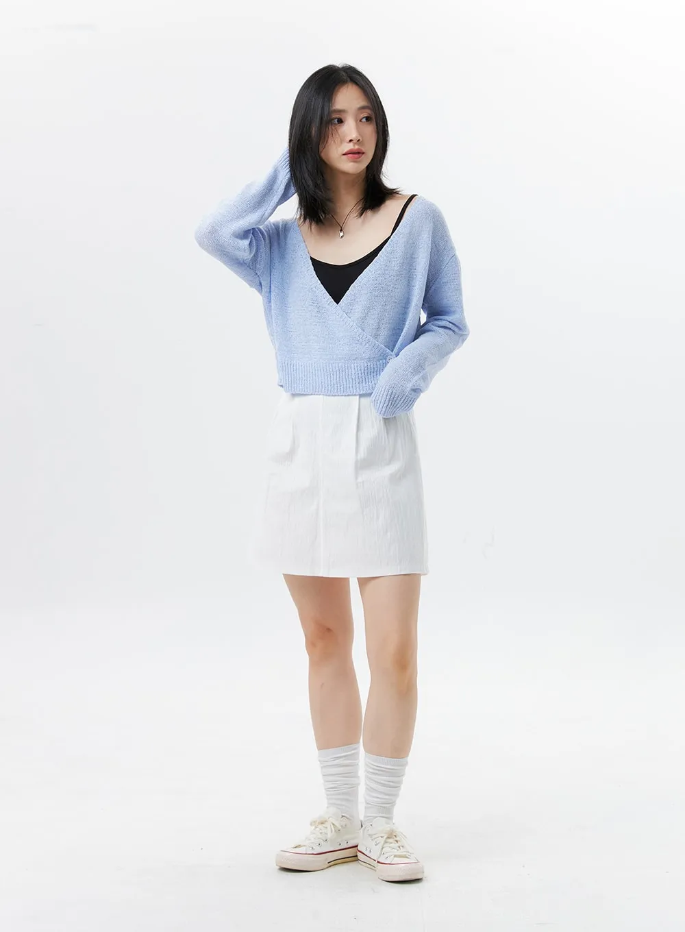 A-Line Basic Mini Skirt OL328