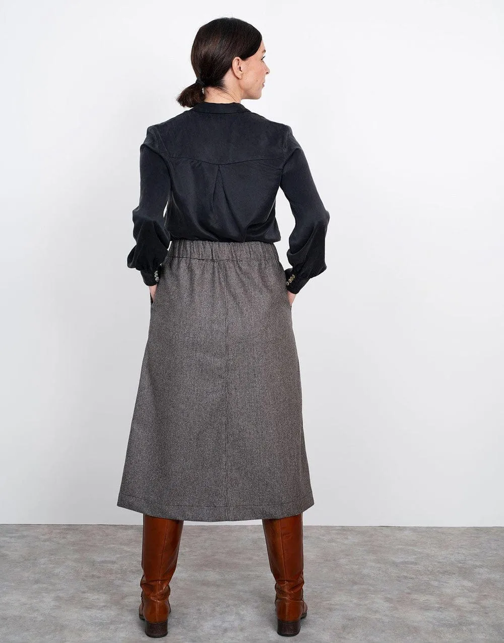 A-Line Midi Skirt Sewing Pattern, The Assembly Line