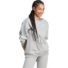 Adidas Women’s 3-Stripes Oversized Fleece Sweatshirt