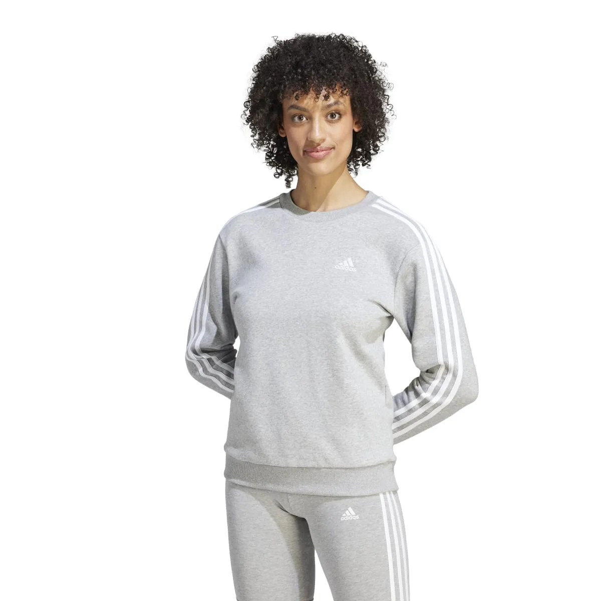 adidas Women's Essentials 3-Stripes Fleece Sweatshirt