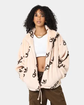 Adidas Women's Fur Jacket Halo Blush