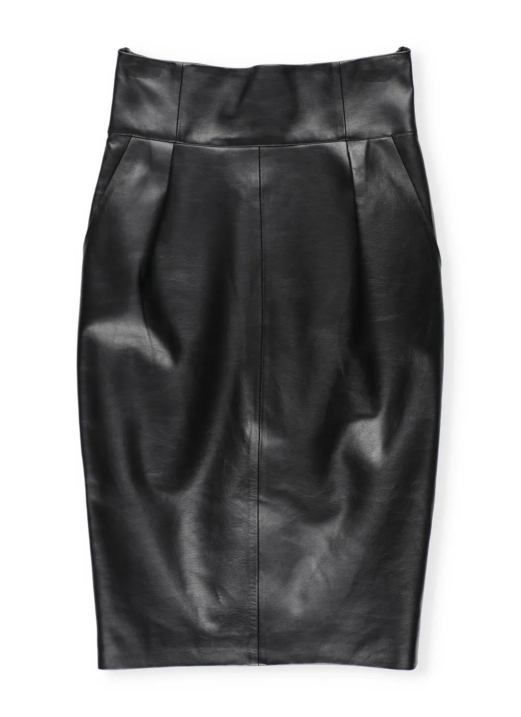 Alexandre Vauthier Leather Pencil Skirt