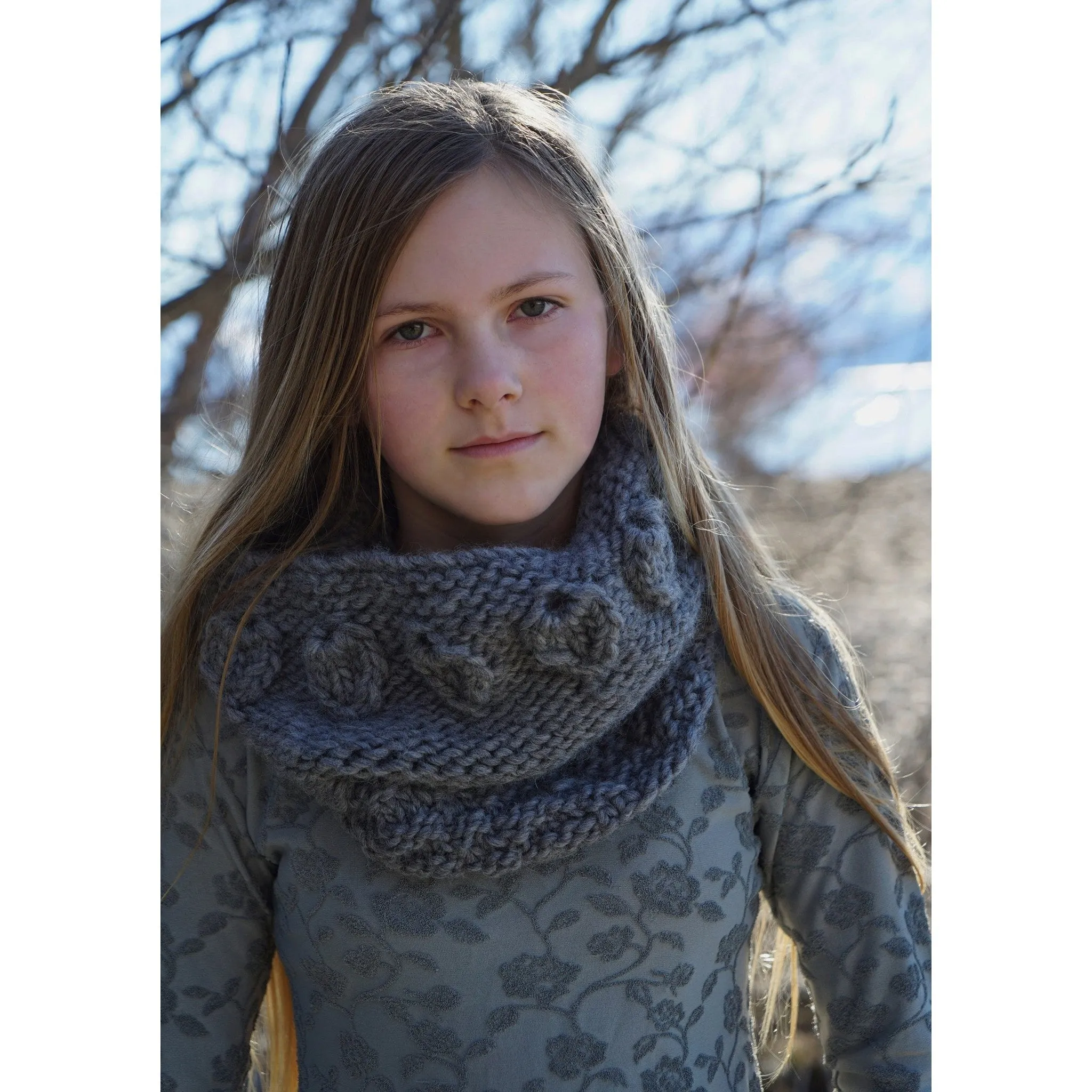 Aria Cowl Knitting Pattern - 14Ply (HC24)