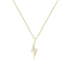 Athens Lightening Bolt Chain Necklace