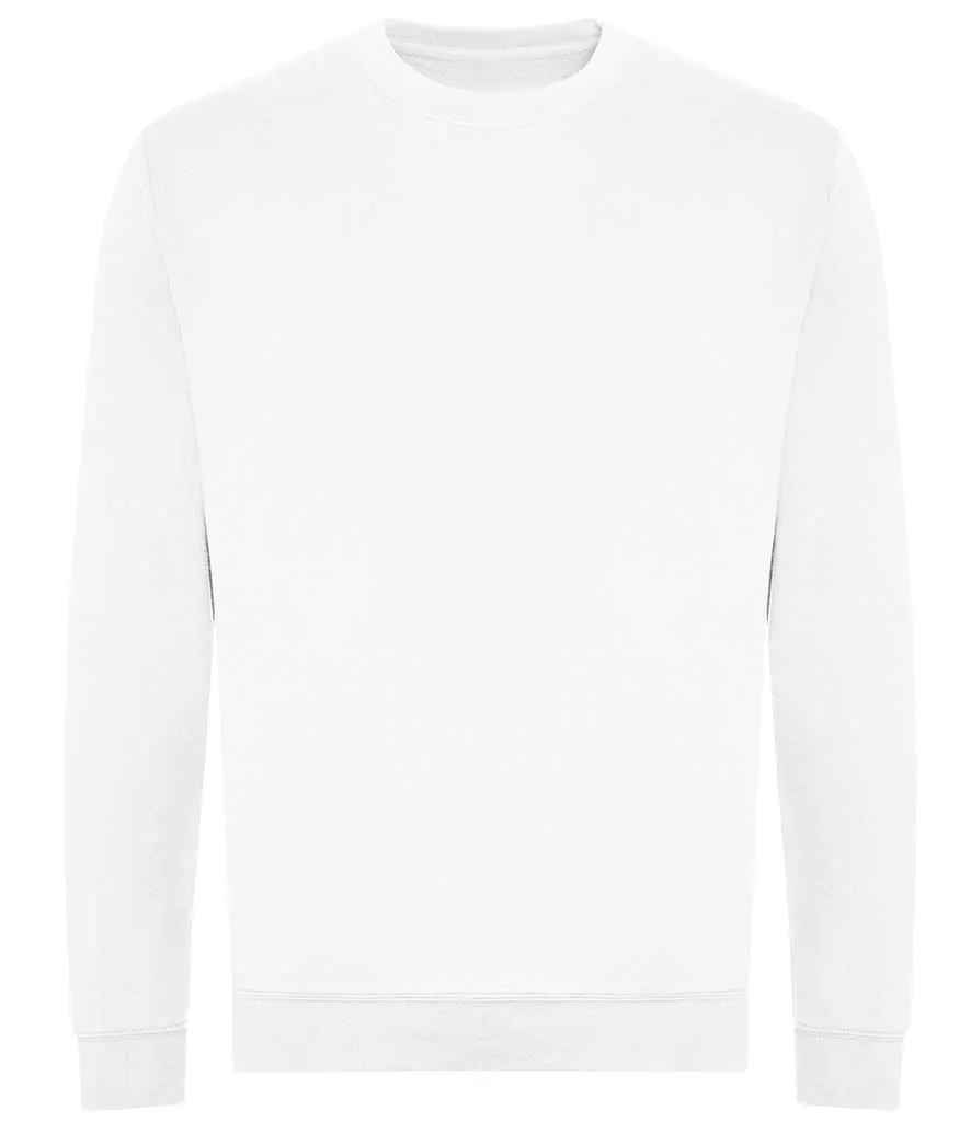 AWDis Unisex Organic Sweatshirt | Arctic White