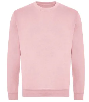 AWDis Unisex Organic Sweatshirt | Baby Pink