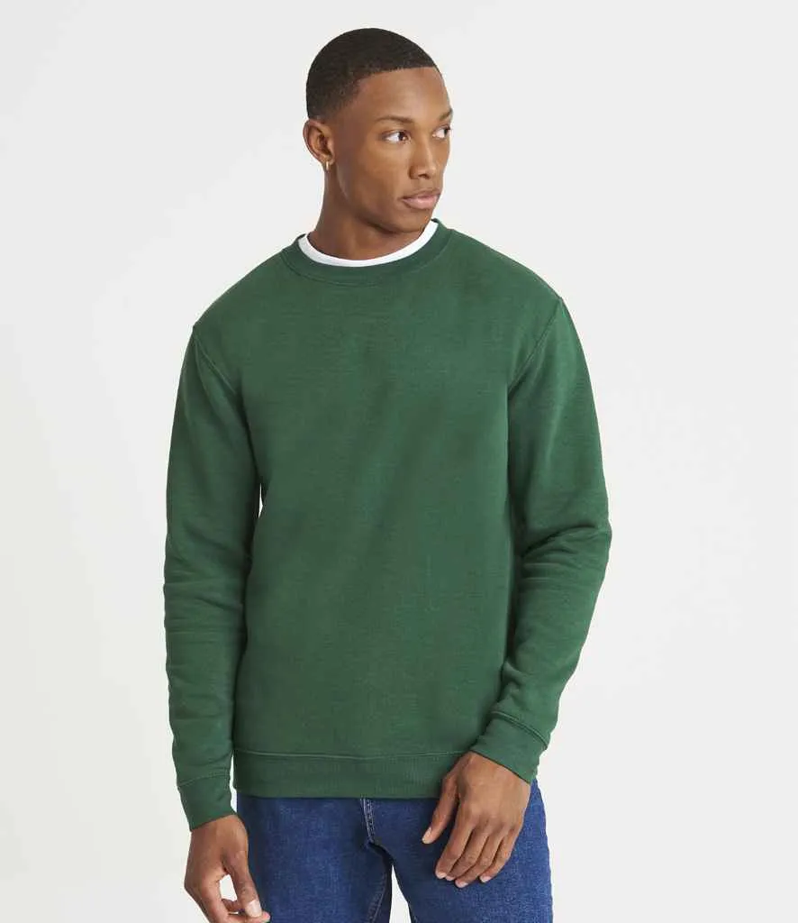 AWDis Unisex Organic Sweatshirt | Bottle Green