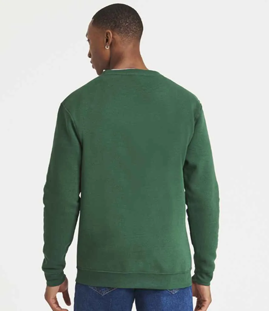 AWDis Unisex Organic Sweatshirt | Bottle Green