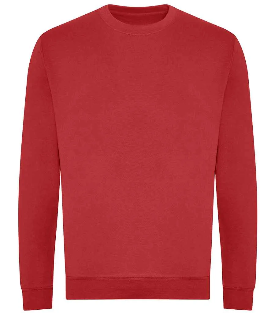 AWDis Unisex Organic Sweatshirt | Fire Red