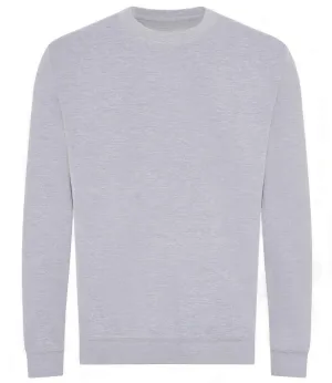 AWDis Unisex Organic Sweatshirt | Heather Grey