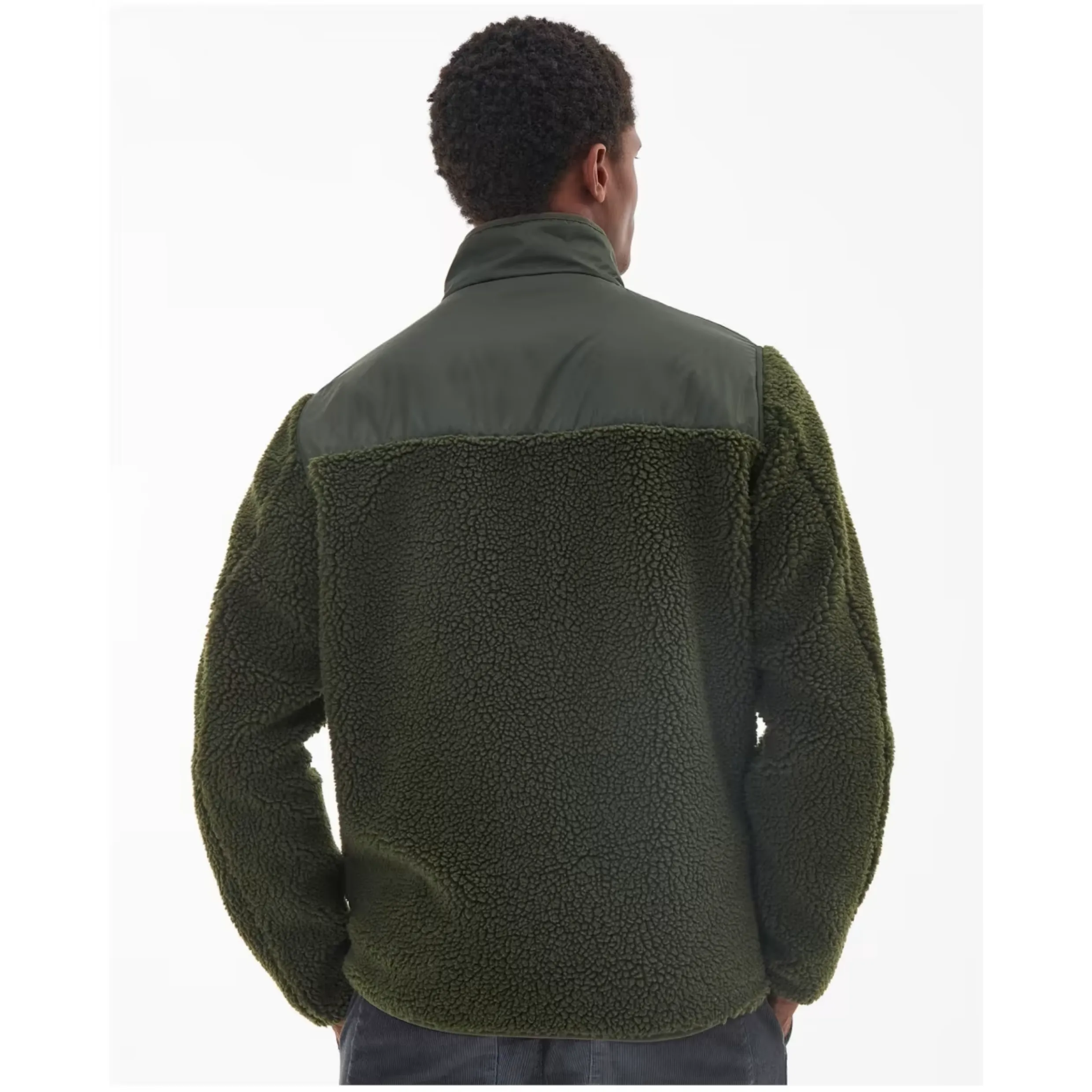 Barbour Hobson Fleece Jacket MFL0170 - Olive