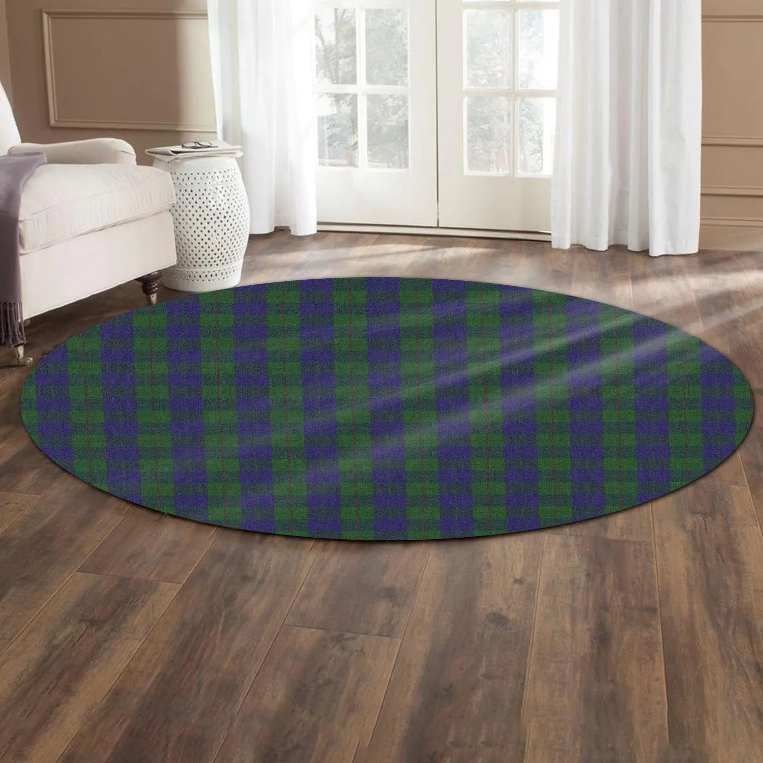 Barclay Tartan Round Rug