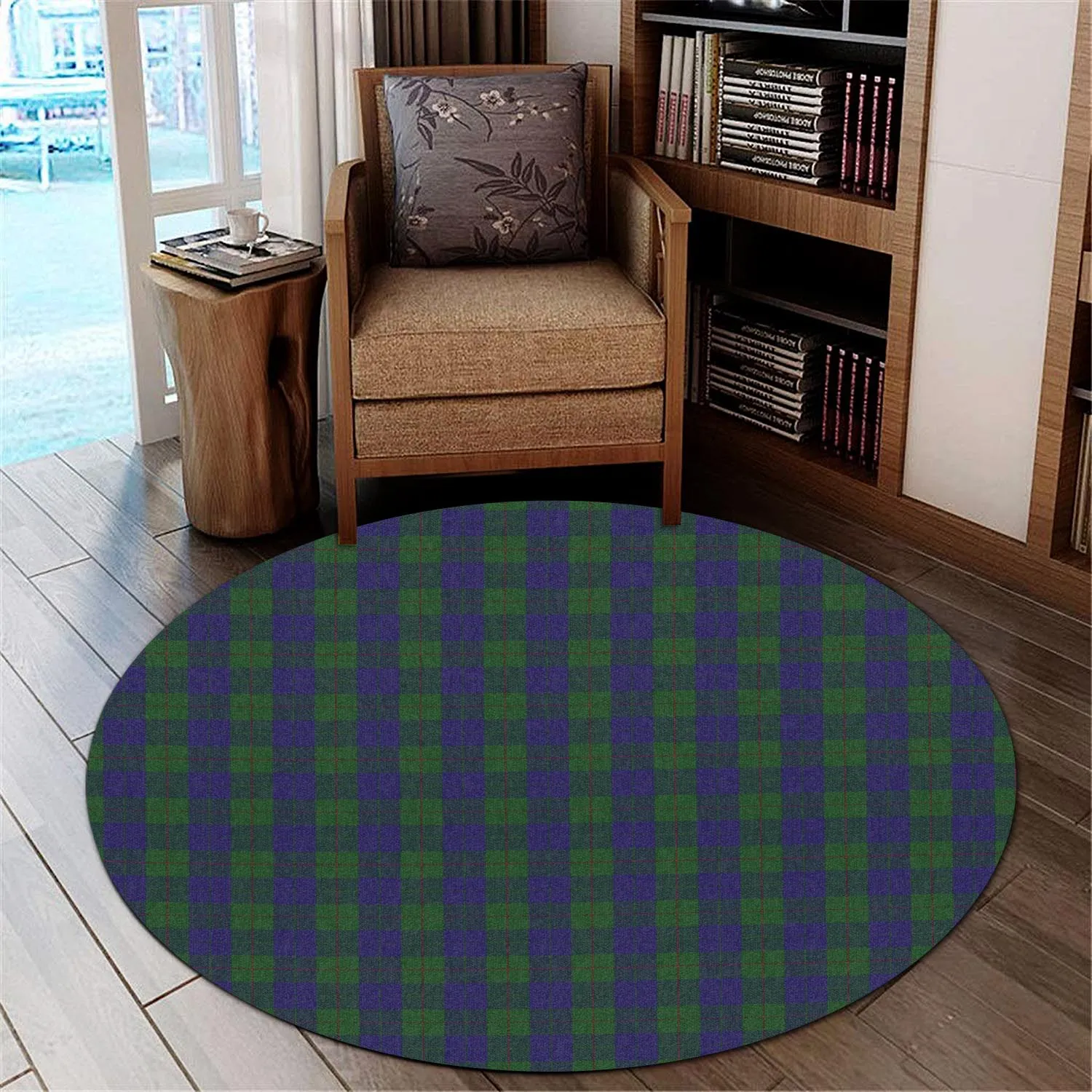 Barclay Tartan Round Rug