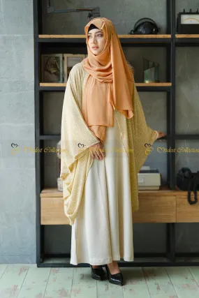 Batwing Shrug Nude Brown