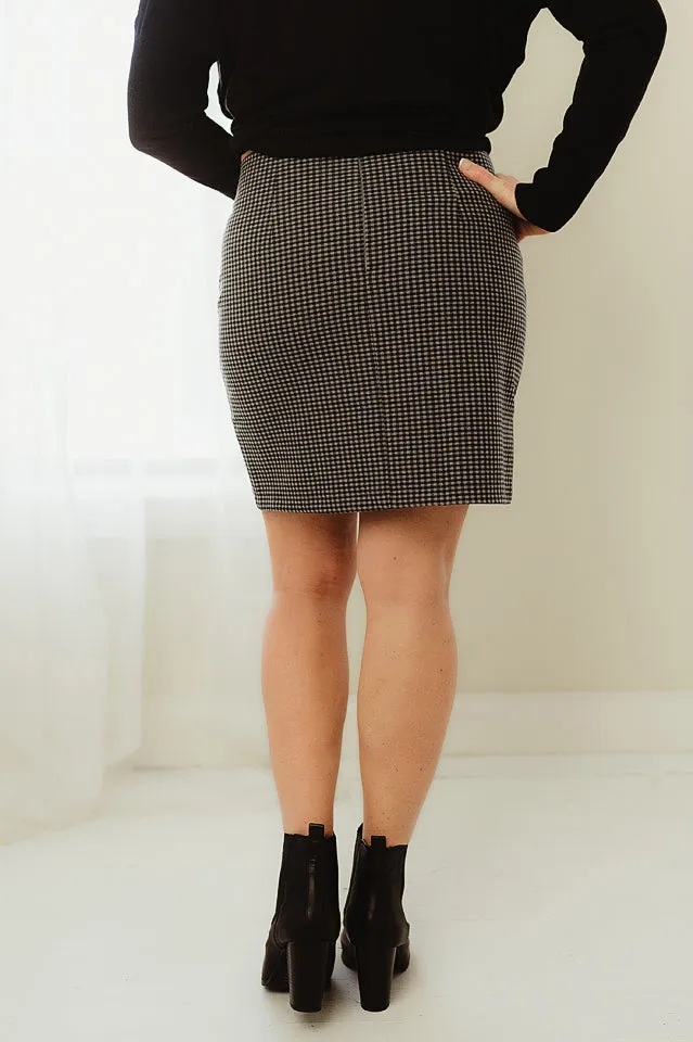 Black Twill Skirt