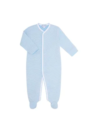 Blue Bubble Baby Footie