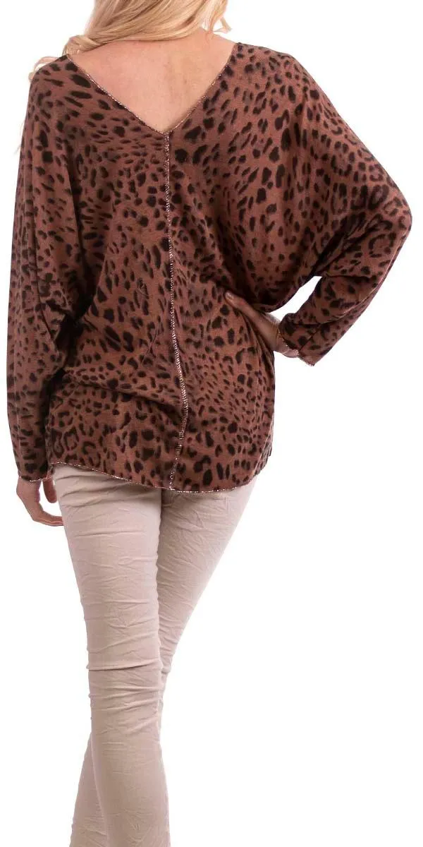 Cammie Leopard Sweater