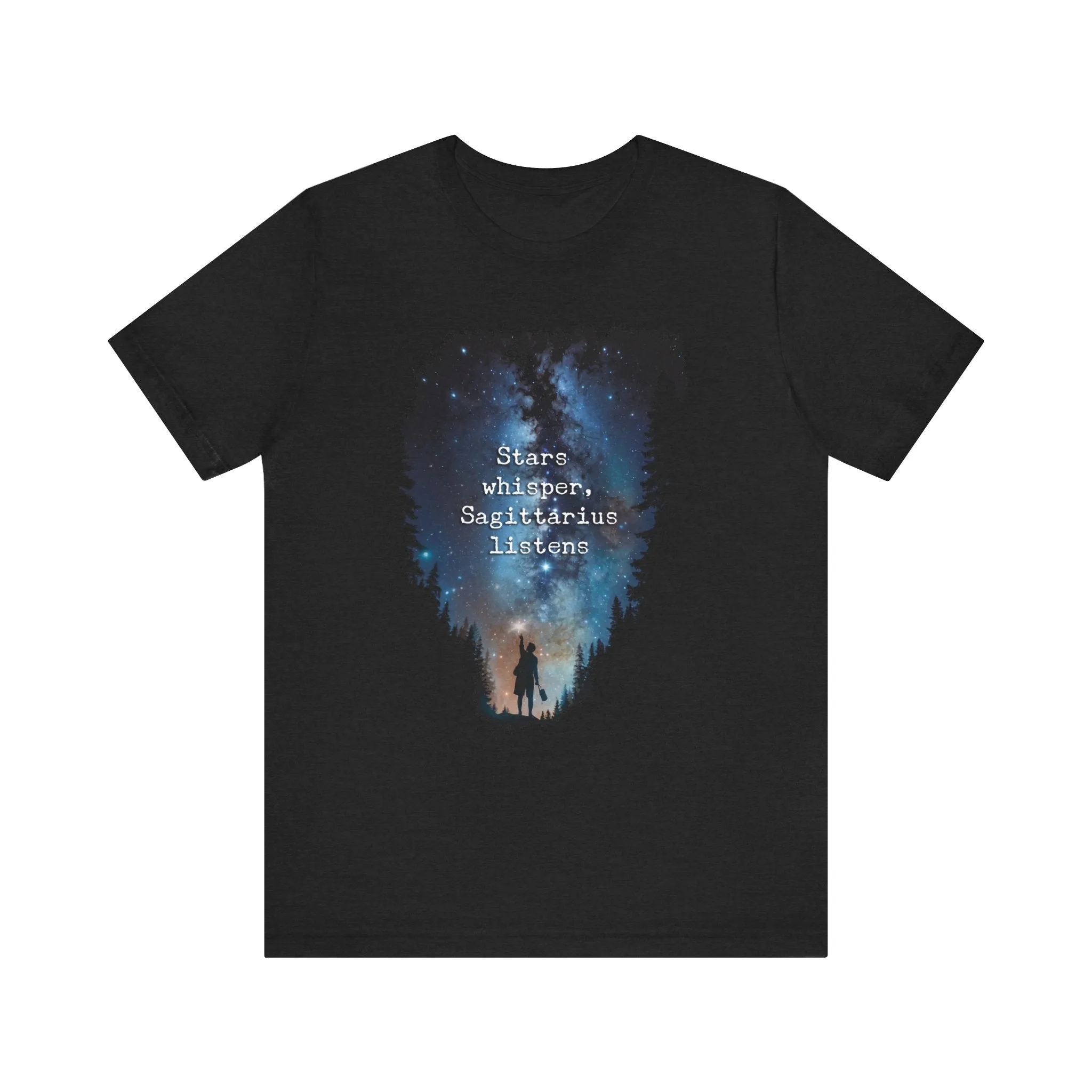 Capture the Cosmos: Celestial Forest Night T-Shirt