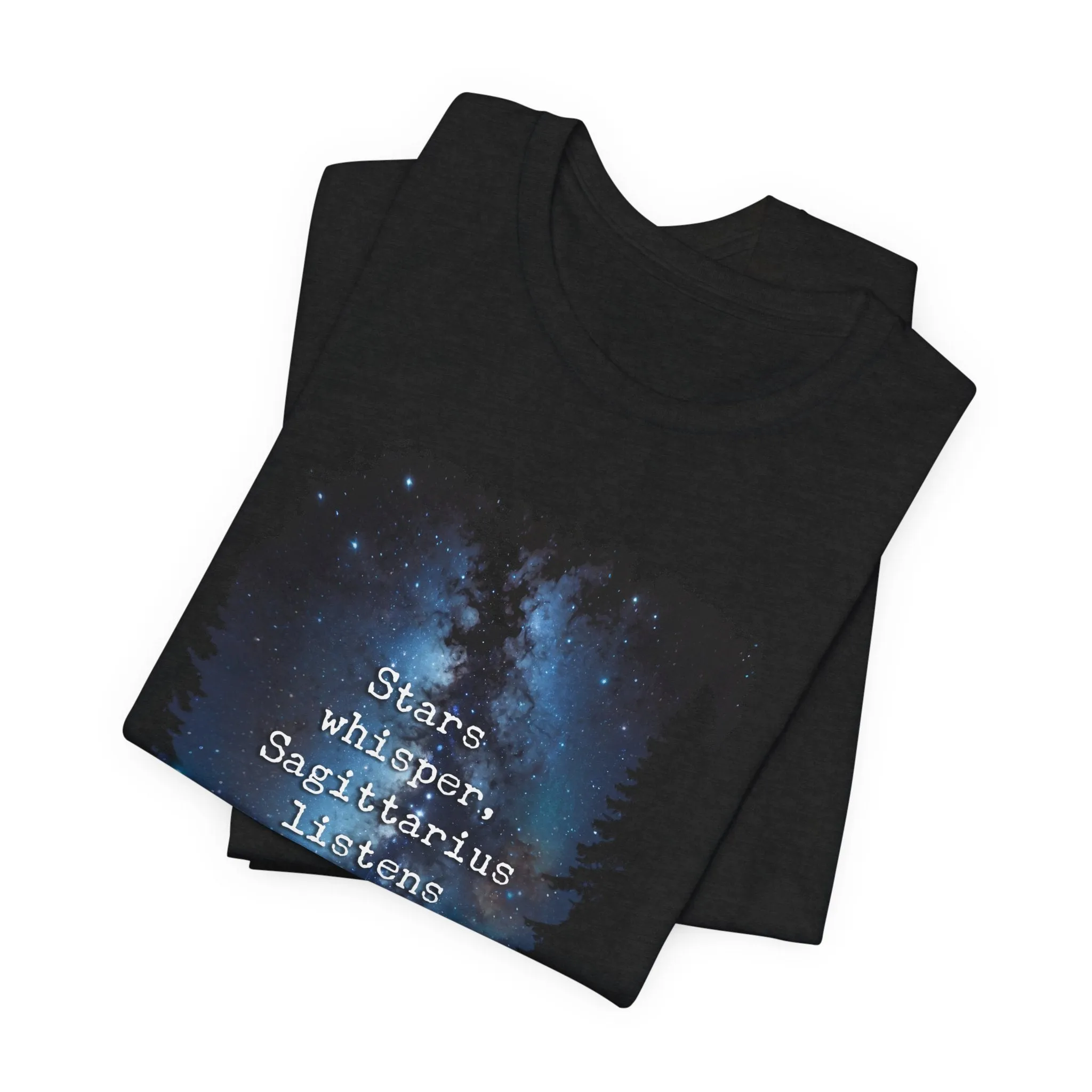 Capture the Cosmos: Celestial Forest Night T-Shirt