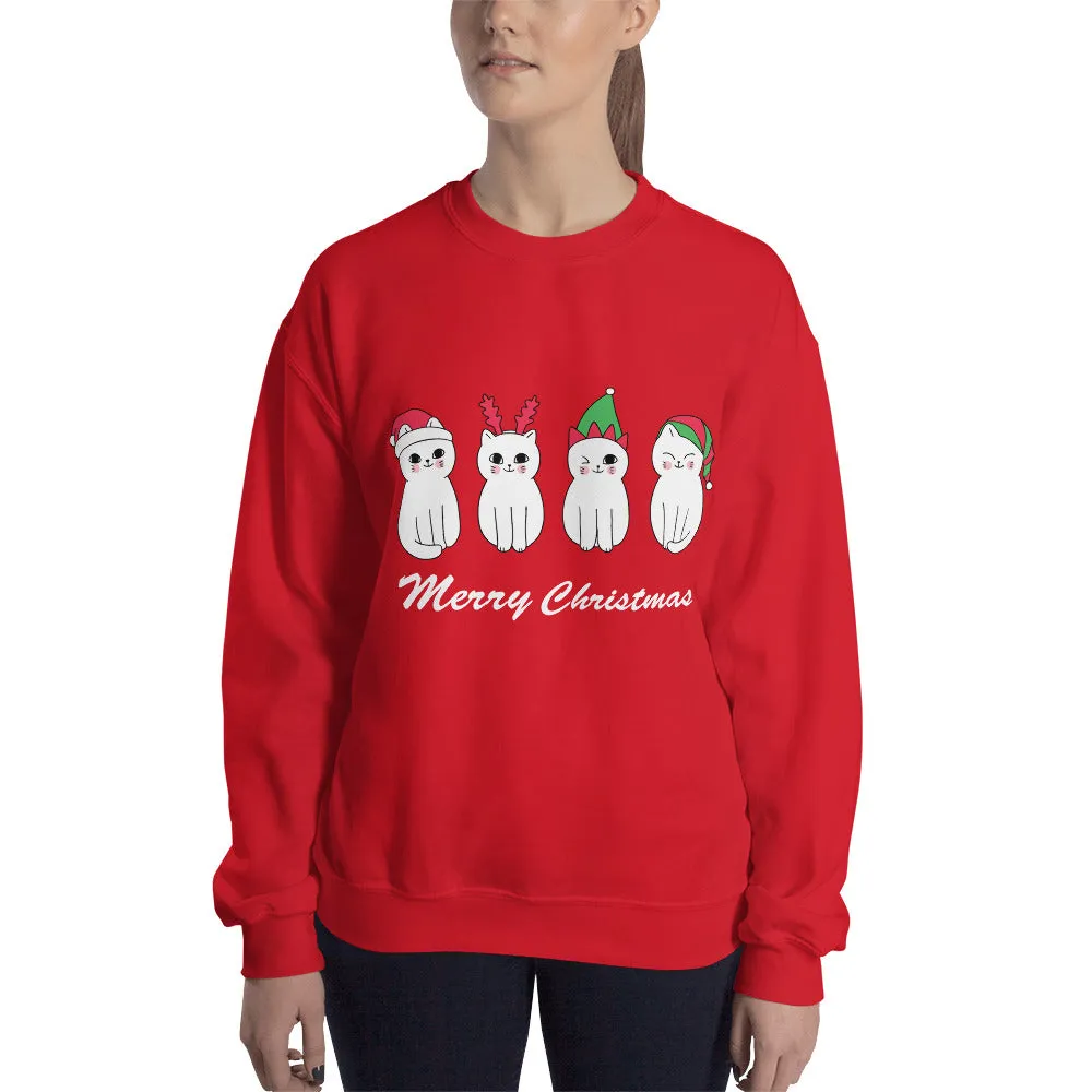 Christmas Cats Women's Sweatshirt