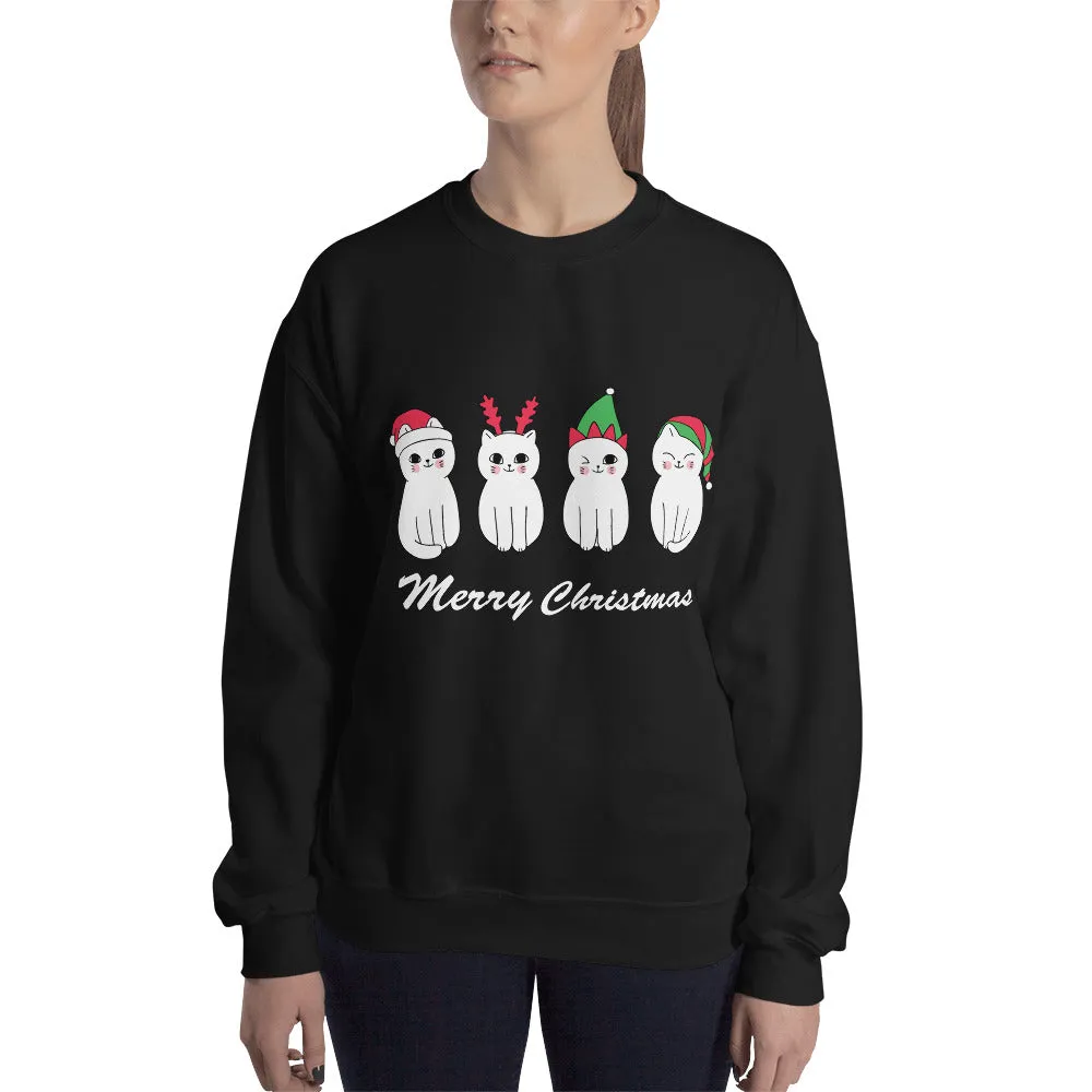 Christmas Cats Women's Sweatshirt