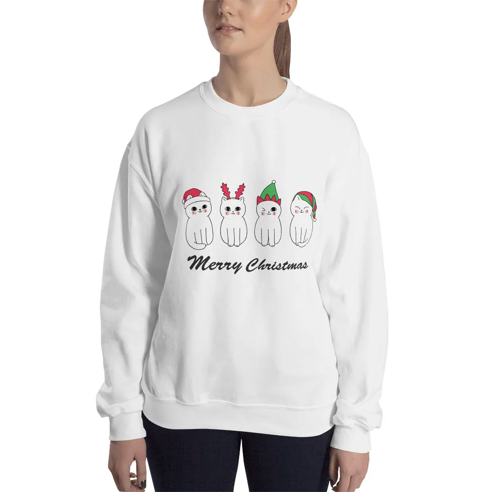 Christmas Cats Women's Sweatshirt