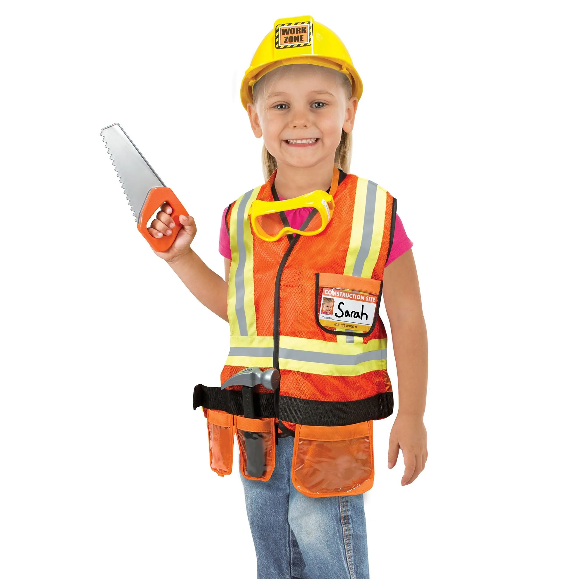 Construction Worker Role Play Costume Set