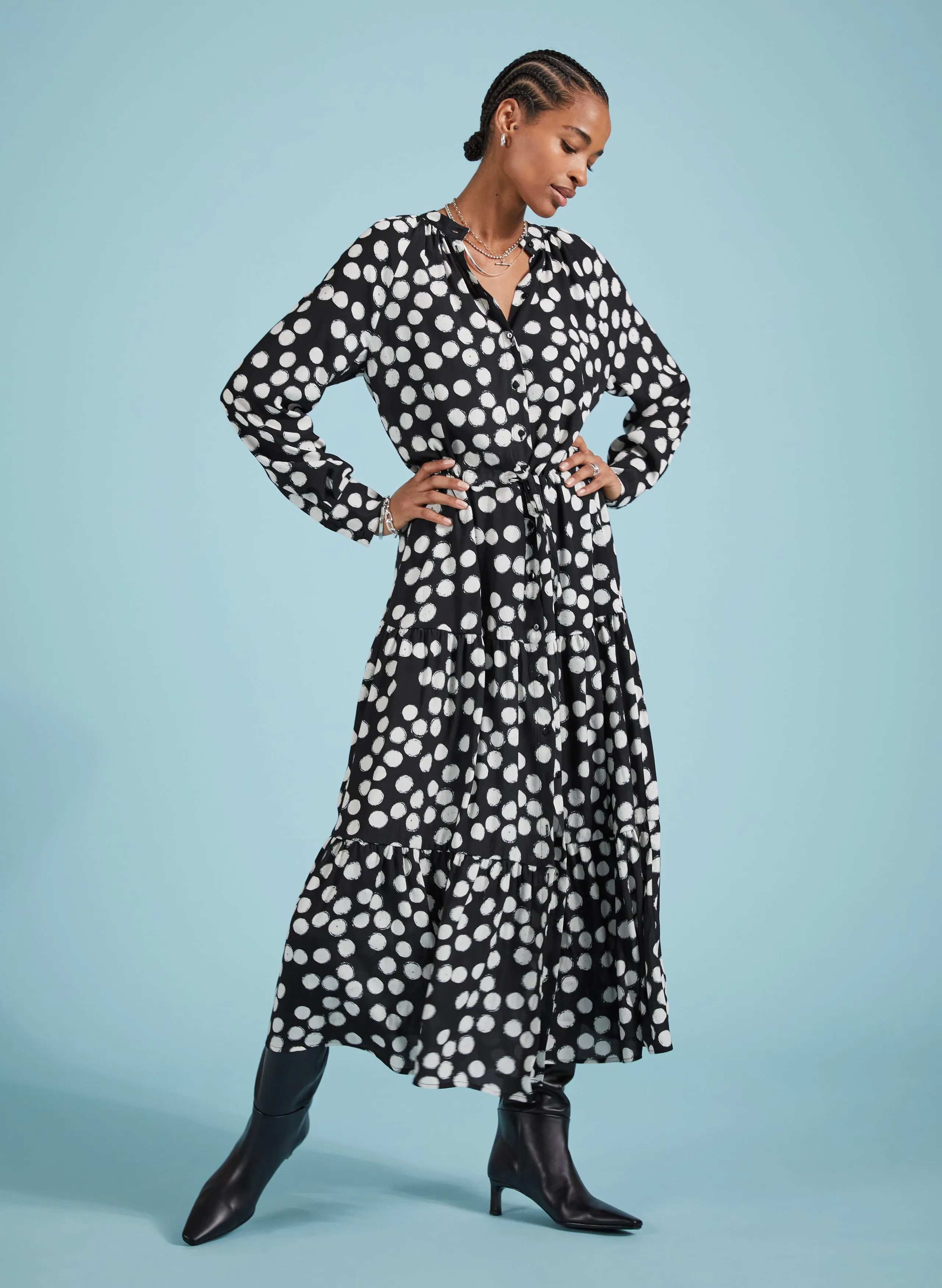 Cornelia Maxi Shirt Dress