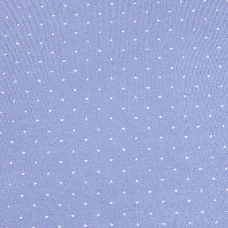 Cotton Jersey - Pale Blue - Starry