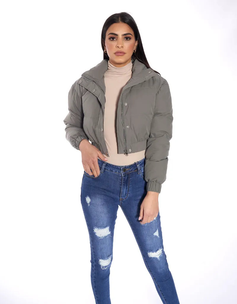 Crop Puffy Jacket