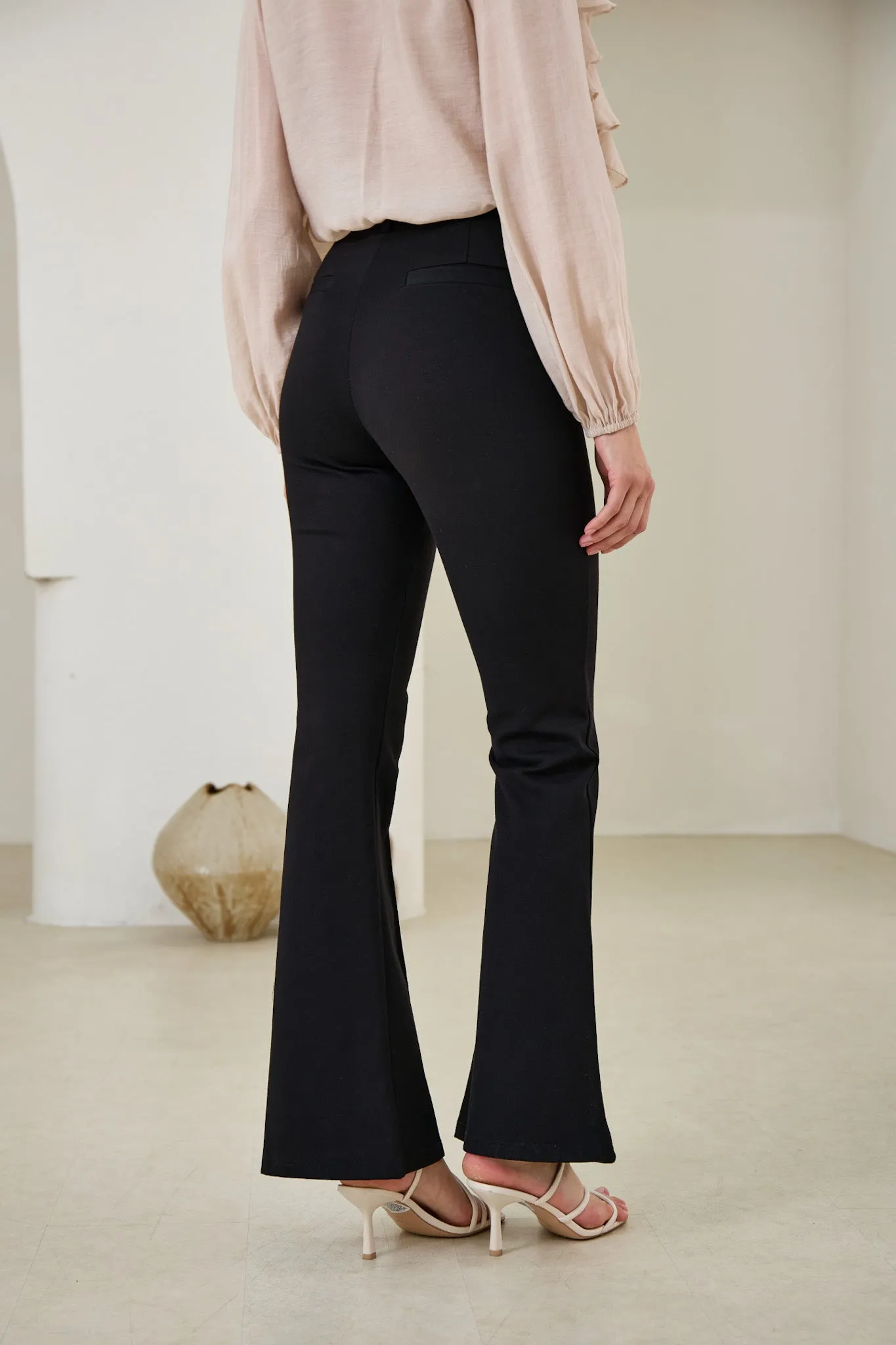 Demi Black Flared Pants