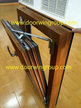 DOORWIN 2021Top Quality Timber Aluminum Window, Solid Wood Tilt and Turn Window, European Style Casement Wood Aluminum Window - China Aluminum Timber Window, Timber Window