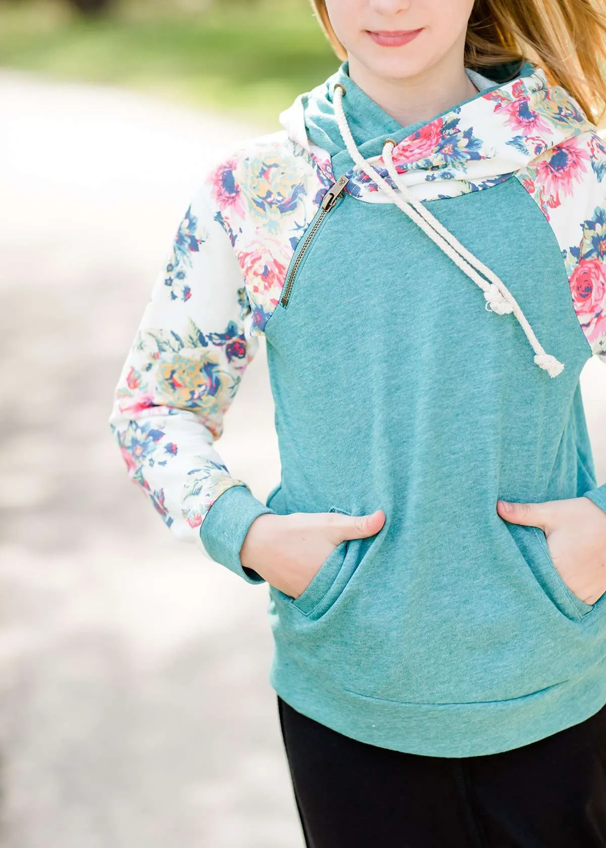 Doublehood™  Floral Block Sweatshirt - FINAL SALE