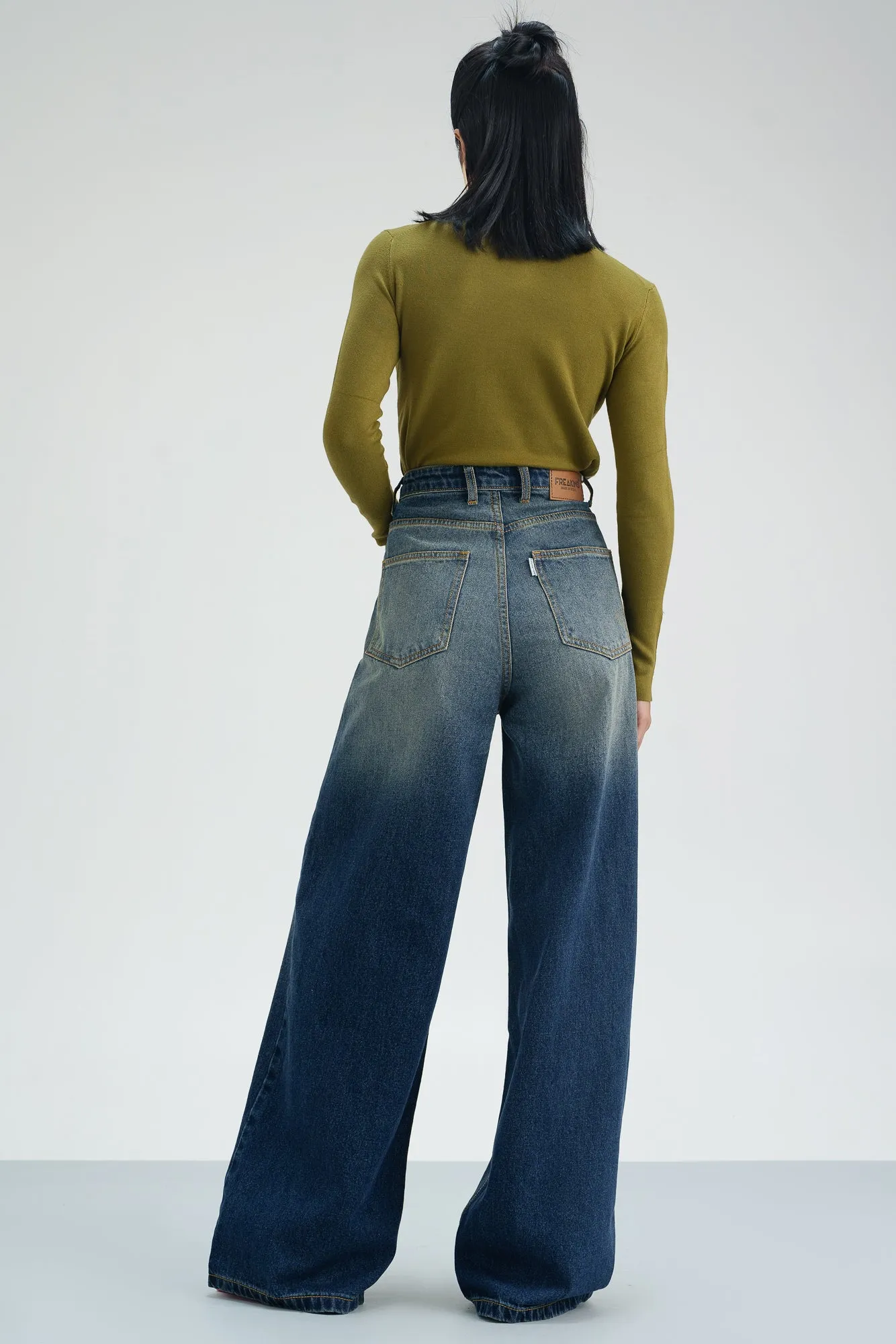 Dreamscape Denim Super Wide Flare Jeans