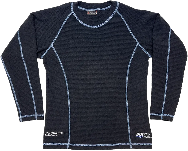 DUI Polartec PowerGrid Base Layer - Unisex Pullover