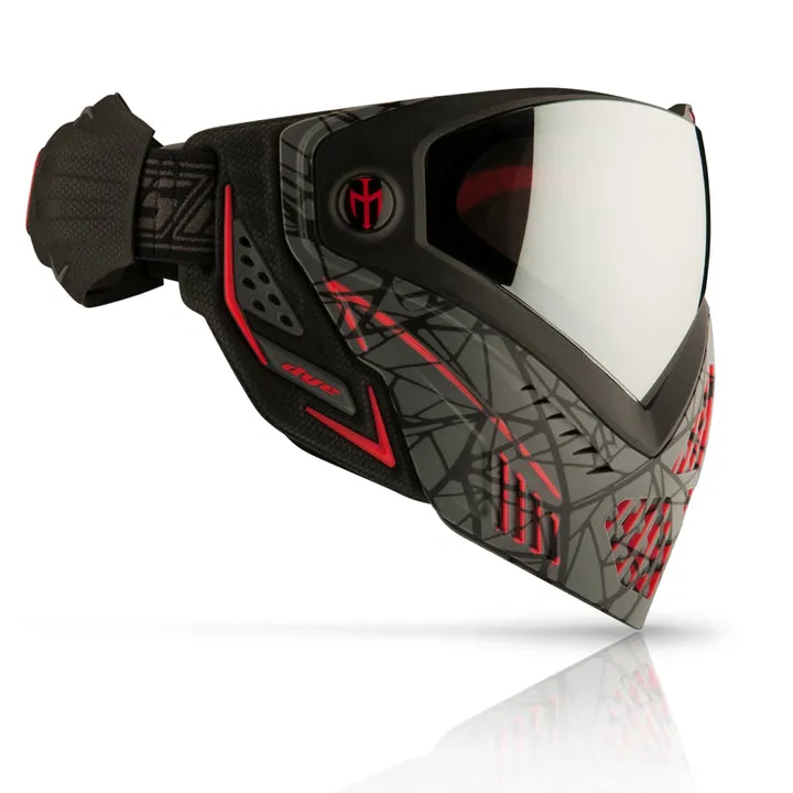 DYE i5 Paintball Goggle - Ironmen - Black/Red