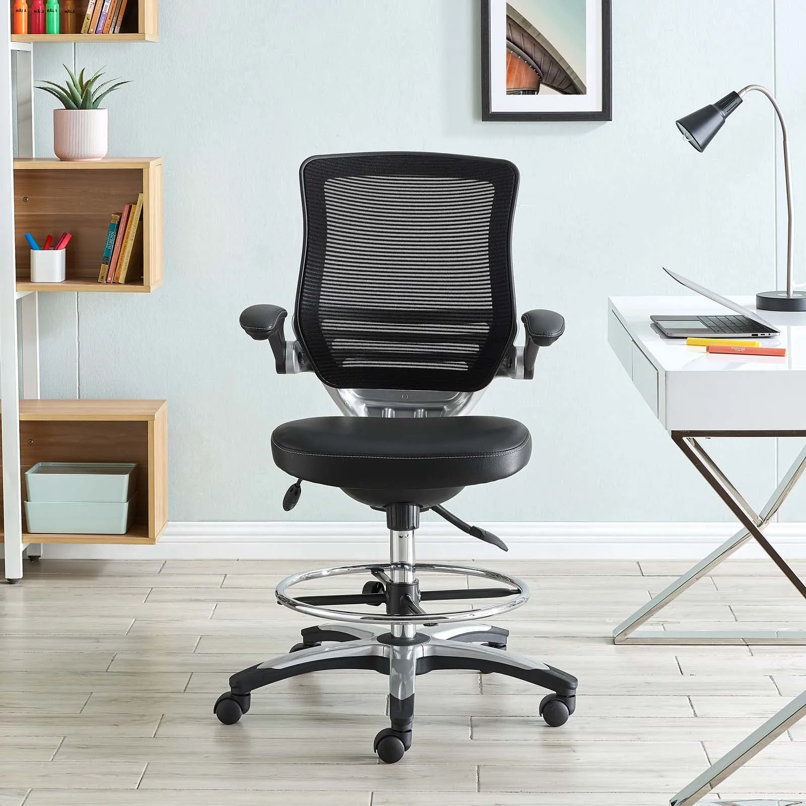 Edge Drafting Chair Black EEI-211-BLK