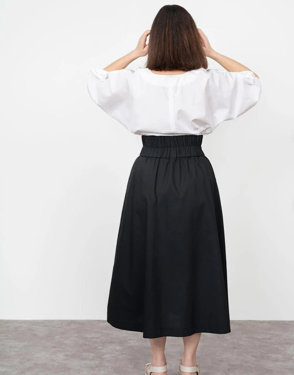 Elastic Waist Maxi Skirt Sewing Pattern, The Assembly Line