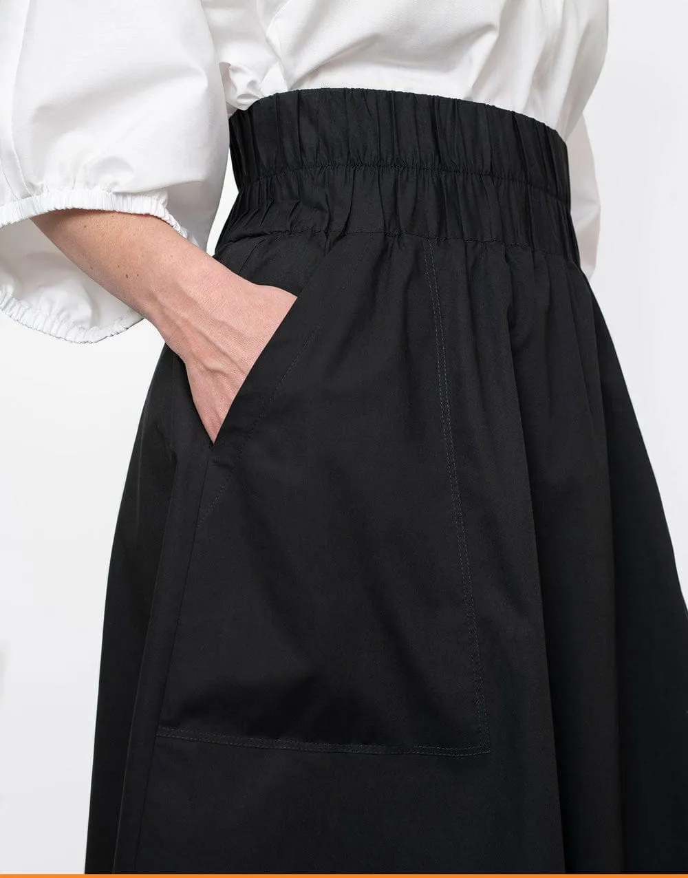 Elastic Waist Maxi Skirt Sewing Pattern, The Assembly Line