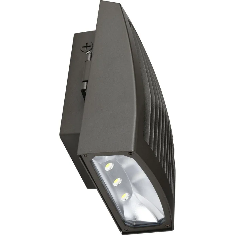 EXO SG2-80 Sling 80W LED Slender Wall Pack, 4000K 8000 Lumens, with Photocontrol, 120-277V, Dark Bronze