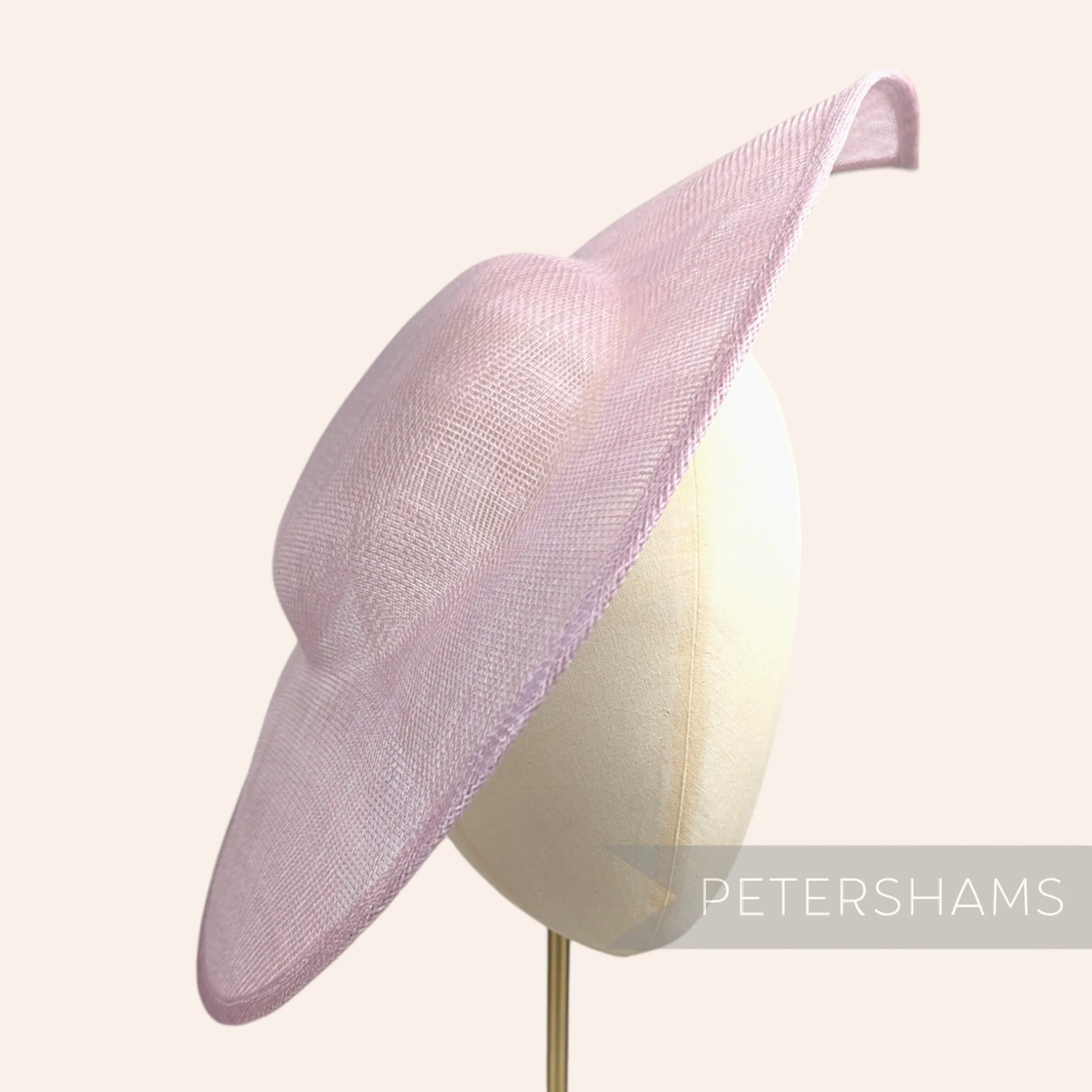 Extra Large Pointed Tip Sinamay Fascinator Hat Base