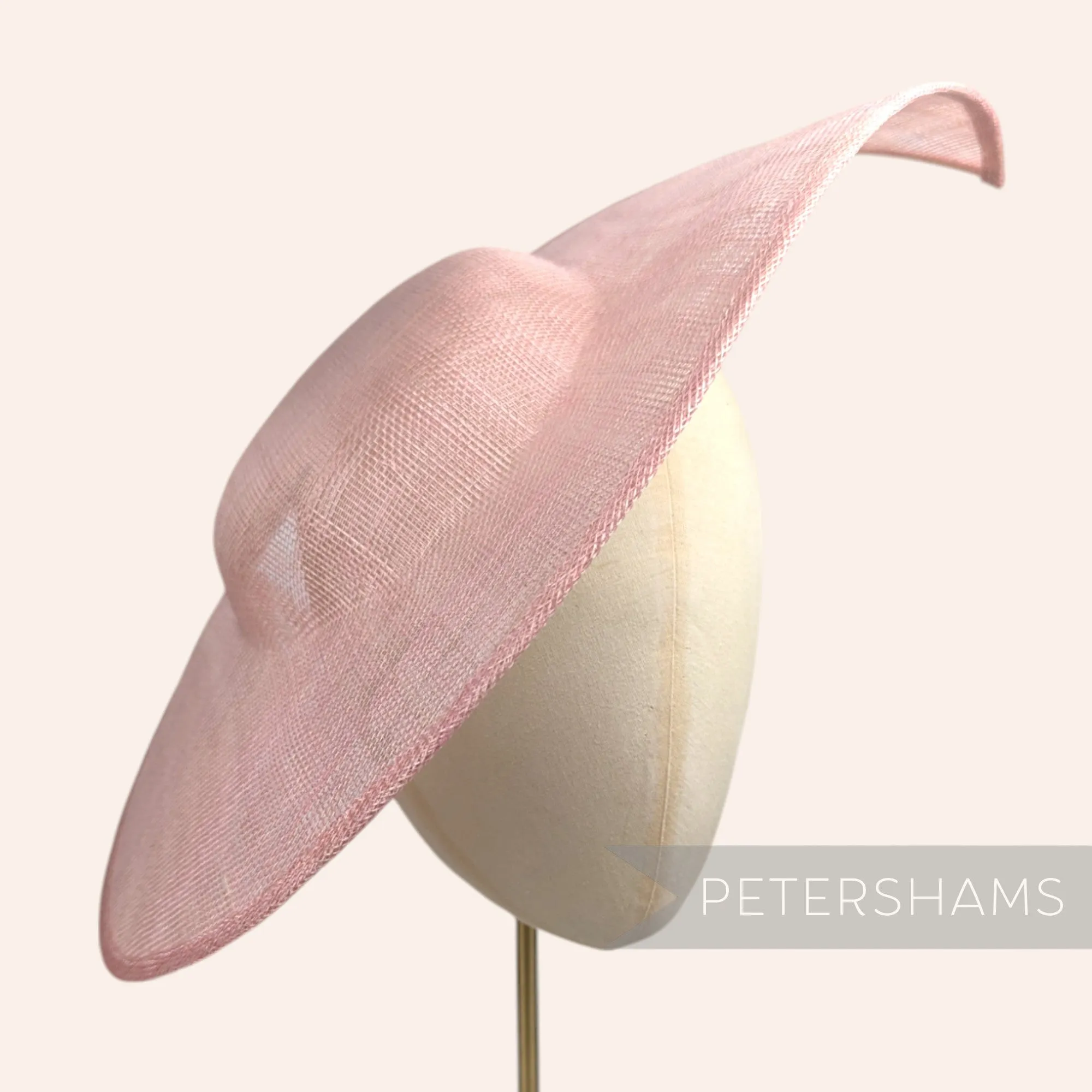 Extra Large Pointed Tip Sinamay Fascinator Hat Base