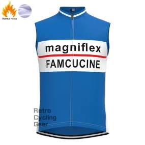 Famcucine Fleece Retro Cycling Vest