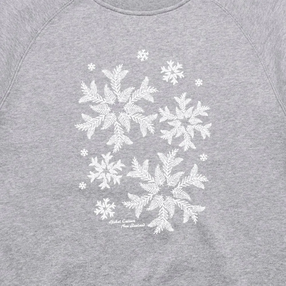 Ferns & Snow Womens Sweatshirt