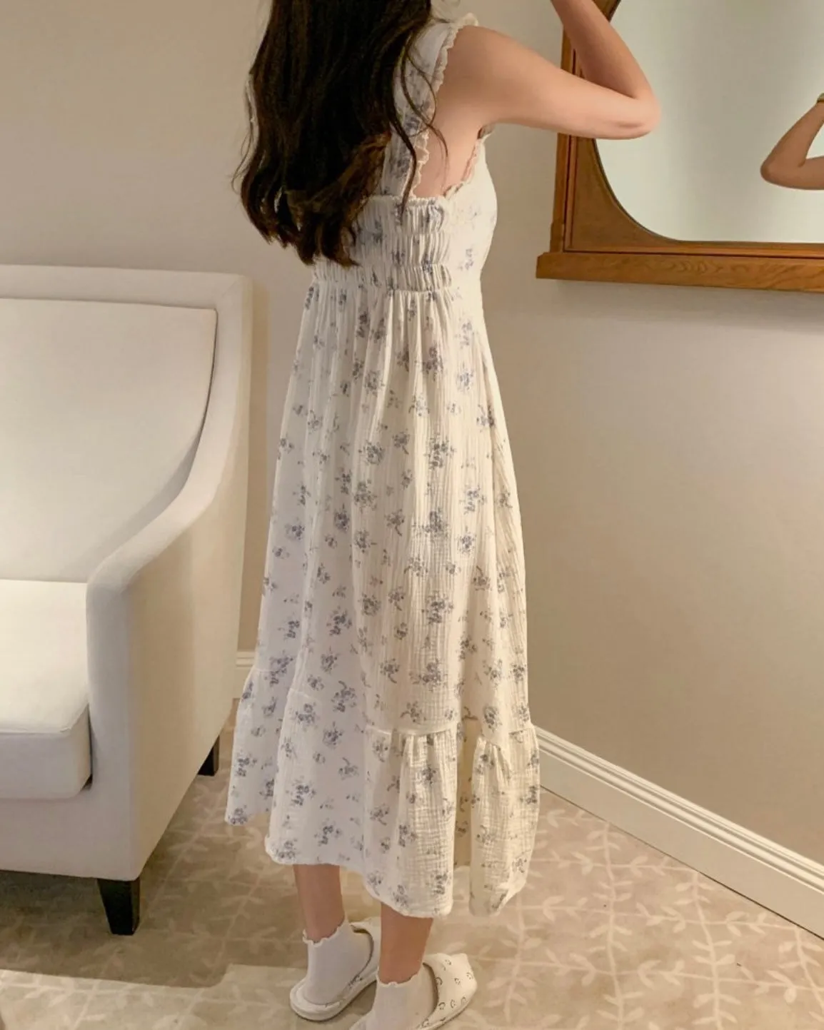 Flower Night Dress