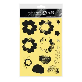 For The Love Of Stamps - Layering Primrose A5 Stamp Set